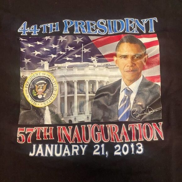 2013 Barack Obama Presidential T-shirt size XL #democrat #liberal - Picture 6 of 8